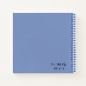 光沢のあるディスコエイリアンノート ノートブック (裏面)