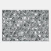 光沢のあるディスコドット ラッピングペーパーシート (正面2)