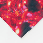 光沢のあるディスコパーティーの背景(鏡ボールref) フリースブランケット (角)