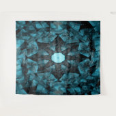 光沢のあるナイトスター…... タペストリー (正面(横))