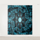 光沢のあるナイトスター…... タペストリー (正面)