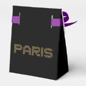 光沢のあるパリの好意ボックス フェイバーボックス (裏面サイド)