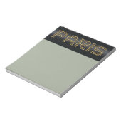 光沢のあるパリの紙製品 ノートパッド (回転)