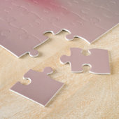 光沢のあるピンクカボチャ ジグソーパズル (側面)