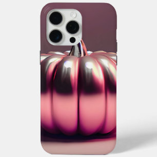 光沢のあるピンクカボチャ iPhone 15 PRO MAXケース