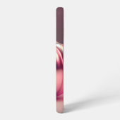 光沢のあるピンクカボチャ SAMSUNG GALAXYケース (左側面)