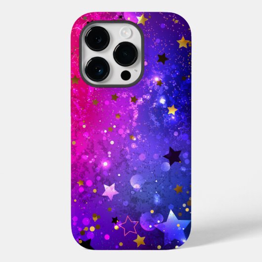 光沢のあるピンク色の背景 Case-Mate iPhoneケース (裏面)
