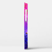 光沢のあるピンク色の背景 Case-Mate iPhoneケース (裏面 / 左)