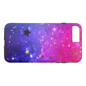 光沢のあるピンク色の背景 Case-Mate iPhoneケース (裏面(横))