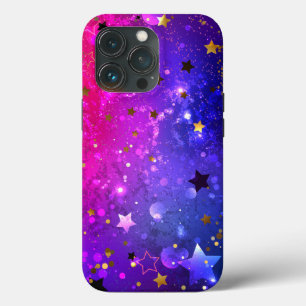光沢のあるピンク色の背景 iPhone 13 PROケース