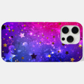 光沢のあるピンク色の背景 Case-Mate iPhoneケース (裏面 (横))