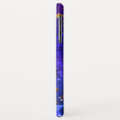 光沢のあるピンク色の背景 Case-Mate iPhoneケース (裏面/左)