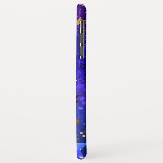 光沢のあるピンク色の背景 Case-Mate iPhoneケース (裏面/左)