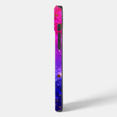 光沢のあるピンク色の背景 Case-Mate iPhoneケース (裏面 / 左)