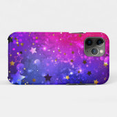 光沢のあるピンク色の背景 Case-Mate iPhoneケース (裏面(横))