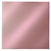 光沢のあるピンク タイル (正面)