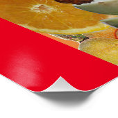 光沢のあるポスターフルーツ。Τα Φρούτα ポスター (コーナー)