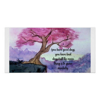 光沢のあるポスター良い日 ポスター