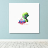 光沢のあるポスター キャンバスプリント (インサイチュ (ウッドフロア))