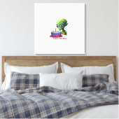 光沢のあるポスター キャンバスプリント (インサイチュ (寝室))