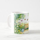 光沢のあるポスター コーヒーマグカップ (正面左)