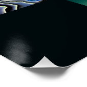 光沢のあるポスター「テキーラ・サンセット」 ポスター (コーナー)