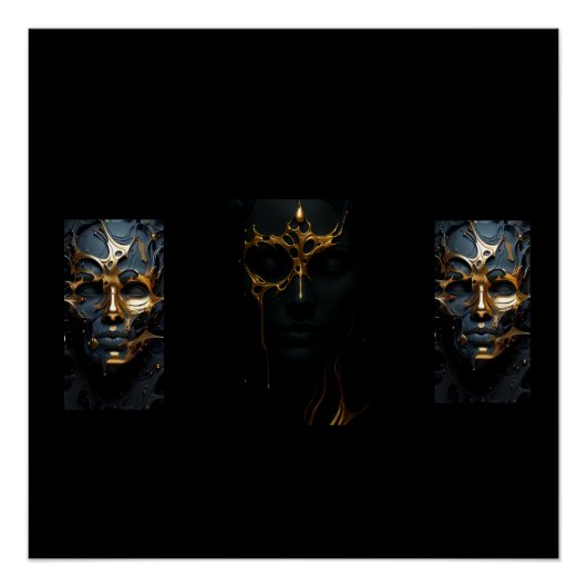 光沢のあるポスター ポスター (正面)