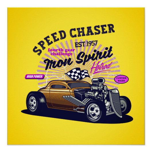 光沢のあるポスター ポスター (正面)