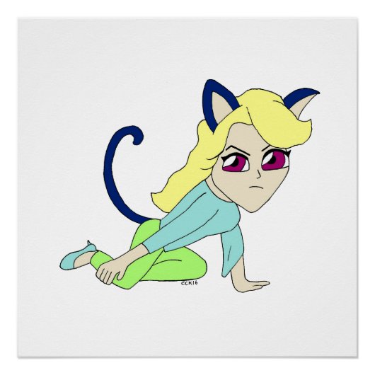 光沢のあるポスター ポスター (正面)