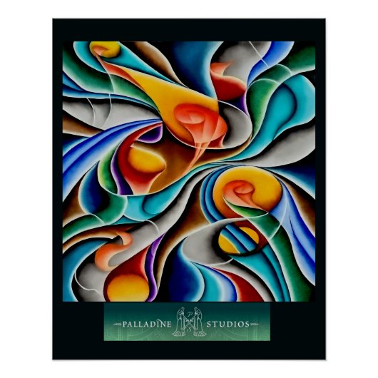 光沢のあるポスター ポスター (正面)