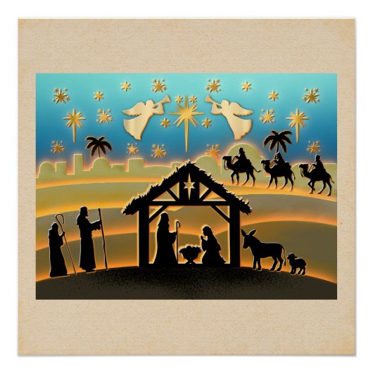 光沢のあるポスター ポスター (正面)