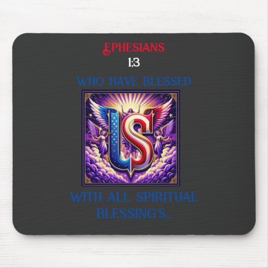 光沢のあるポスター マウスパッド (正面)