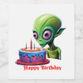 光沢のあるポスター ワインラベル (シングルラベル)