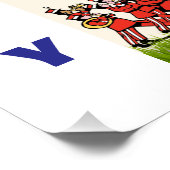 光沢のあるポスター – 7月4日 ポスター (コーナー)