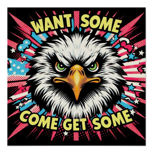 光沢のあるポ来スタを手に入れたい ポスター (正面)