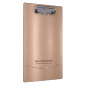 光沢のあるミニマルフェイクバラ-金ゴールド背景 クリップボード (右)