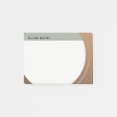 光沢のあるメタリックカスタマイズ可能な任意の文字と色 ポストイット (正面)