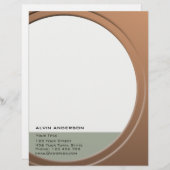 光沢のあるメタリックカスタマイズ可能な任意の文字と色 レターヘッド (正面/裏面)