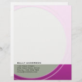 光沢のあるメタリックカスタマイズ可能な任意の文字と色 レターヘッド (正面/裏面)