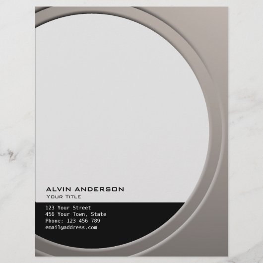 光沢のあるメタリックカスタマイズ可能な任意の文字と色 レターヘッド (正面)