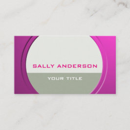 光沢のあるメタリックカスタマイズ可能な任意の文字と色 名刺