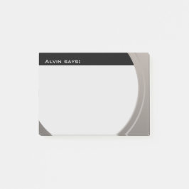 光沢のあるメタリックカスタマイズ可能な文字と色 ポストイット