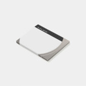 光沢のあるメタリックカスタマイズ可能な文字と色 ポストイット (アングル)