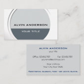 光沢のあるメタリックカスタマイズ可能な文字と色 名刺 (正面/裏面)