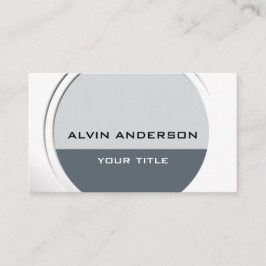 光沢のあるメタリックカスタマイズ可能な文字と色 名刺