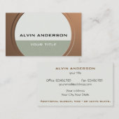 光沢のあるメタリックカスタマイズ可能な文字と色 名刺 (正面/裏面)