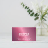 光沢のあるモダンデザインクリエイティブグラマラス平野 名刺 (スタンド正面)