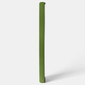 光沢のあるモダン緑の抽象芸術背景モノグラム SAMSUNG GALAXYケース (左側面)