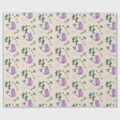 光沢のあるラッピング紙キャットフィッシュサボズミュー ラッピングペーパー (フラット)