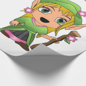 光沢のあるラッピング紙、魔法のように妖精 ラッピングペーパー (角)